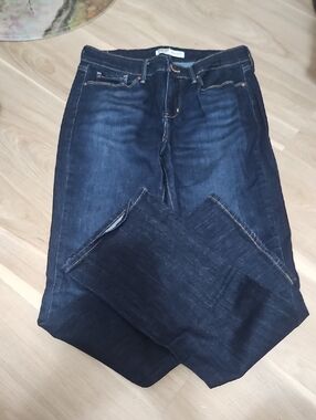 Signature LEVIS STRAUSS dark Blue Jeans Mid Rise Boot Cut 6L W28 34L